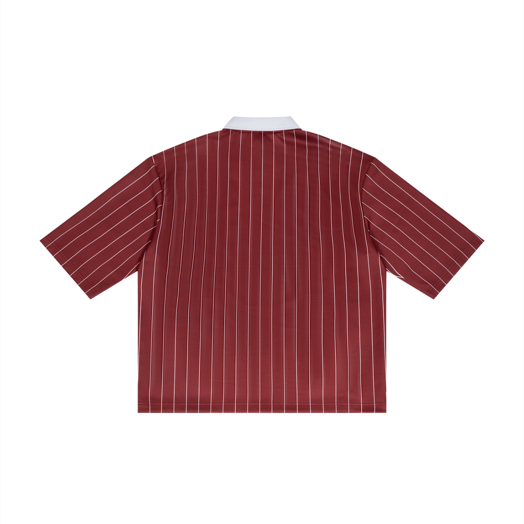 Pinstripe Collared Jersey