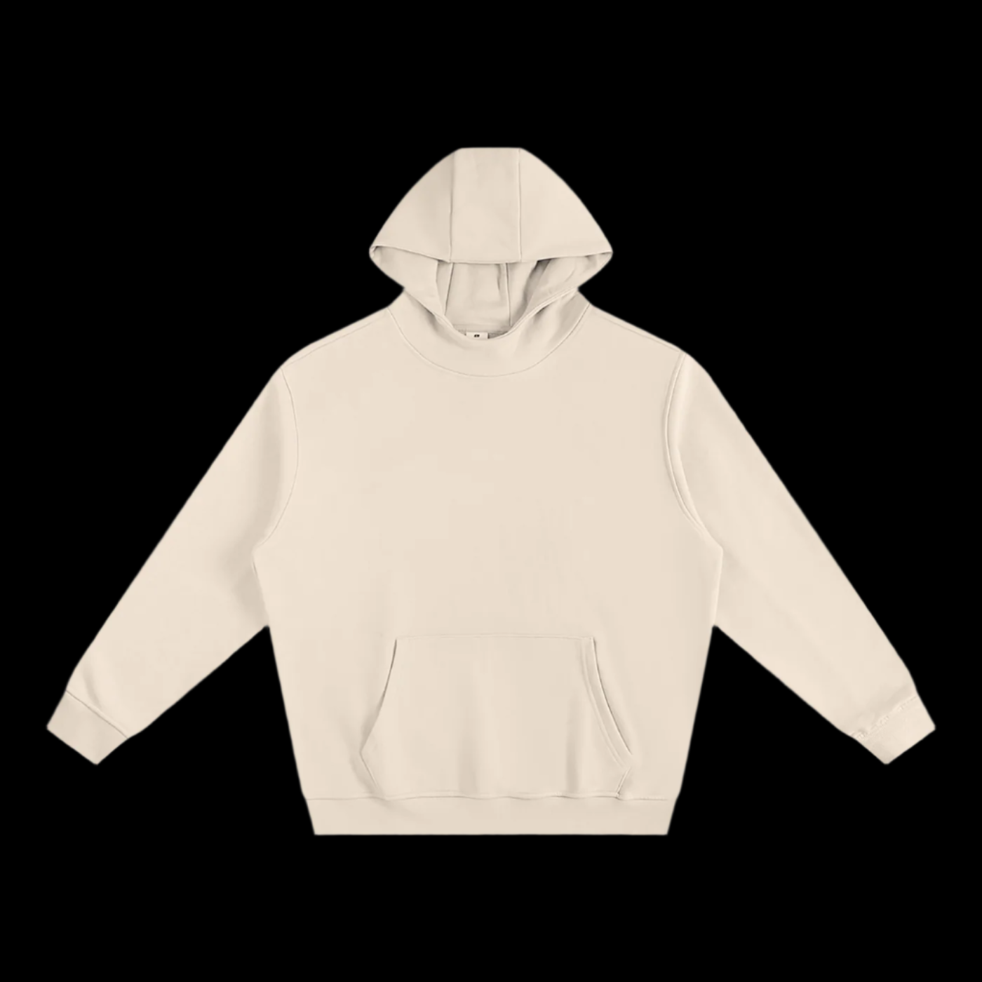 Fleeced High Neck Hoodie