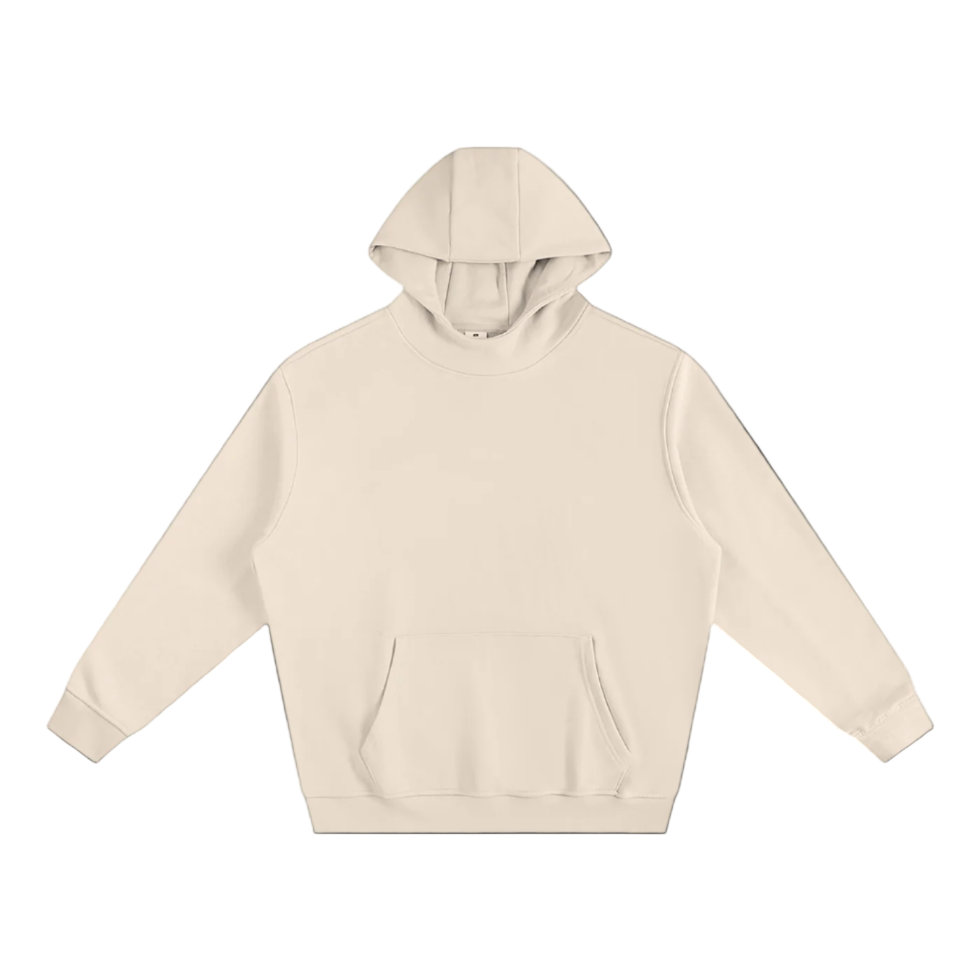 Fleeced High Neck Hoodie