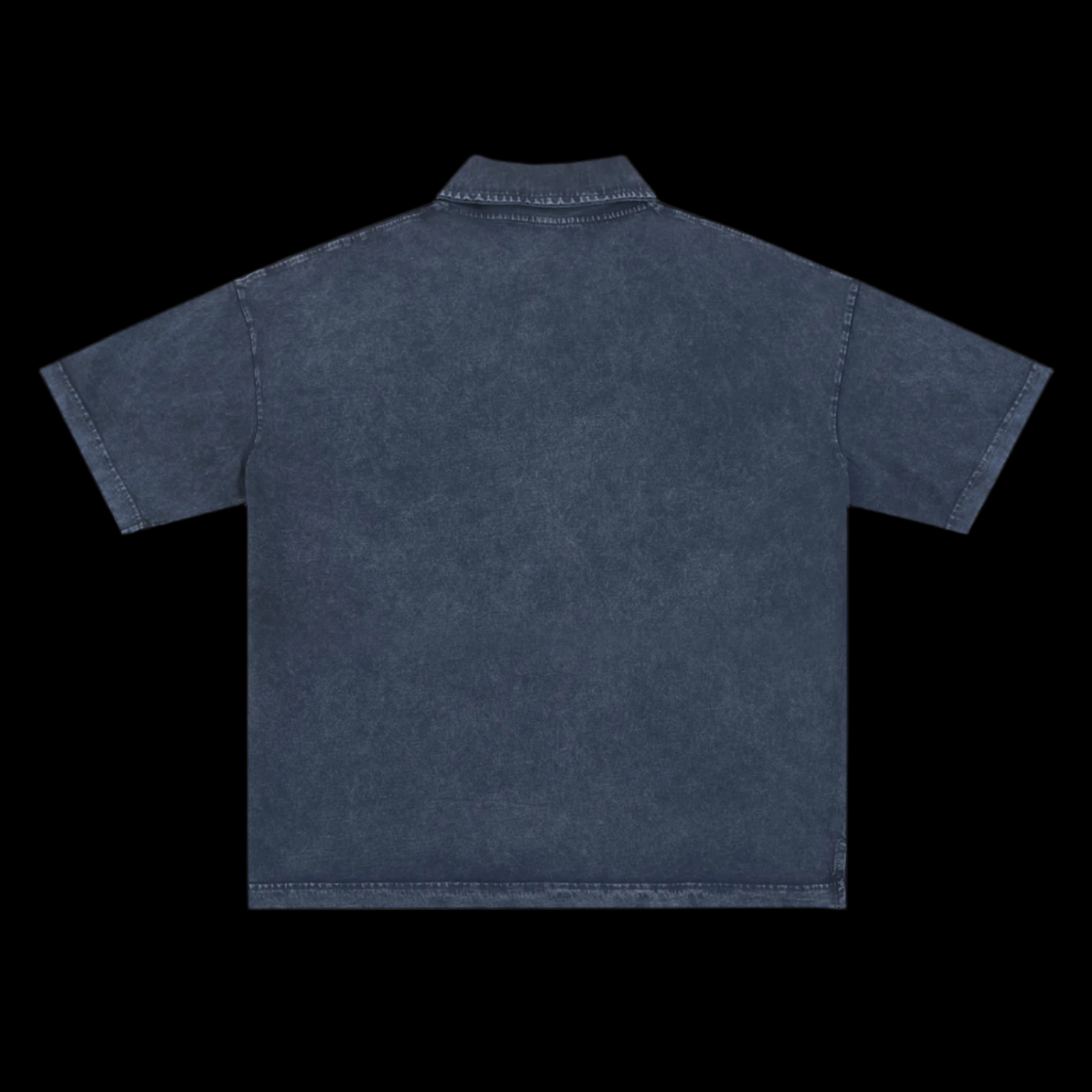 Heavyweight Snow Washed Polo T-Shirt