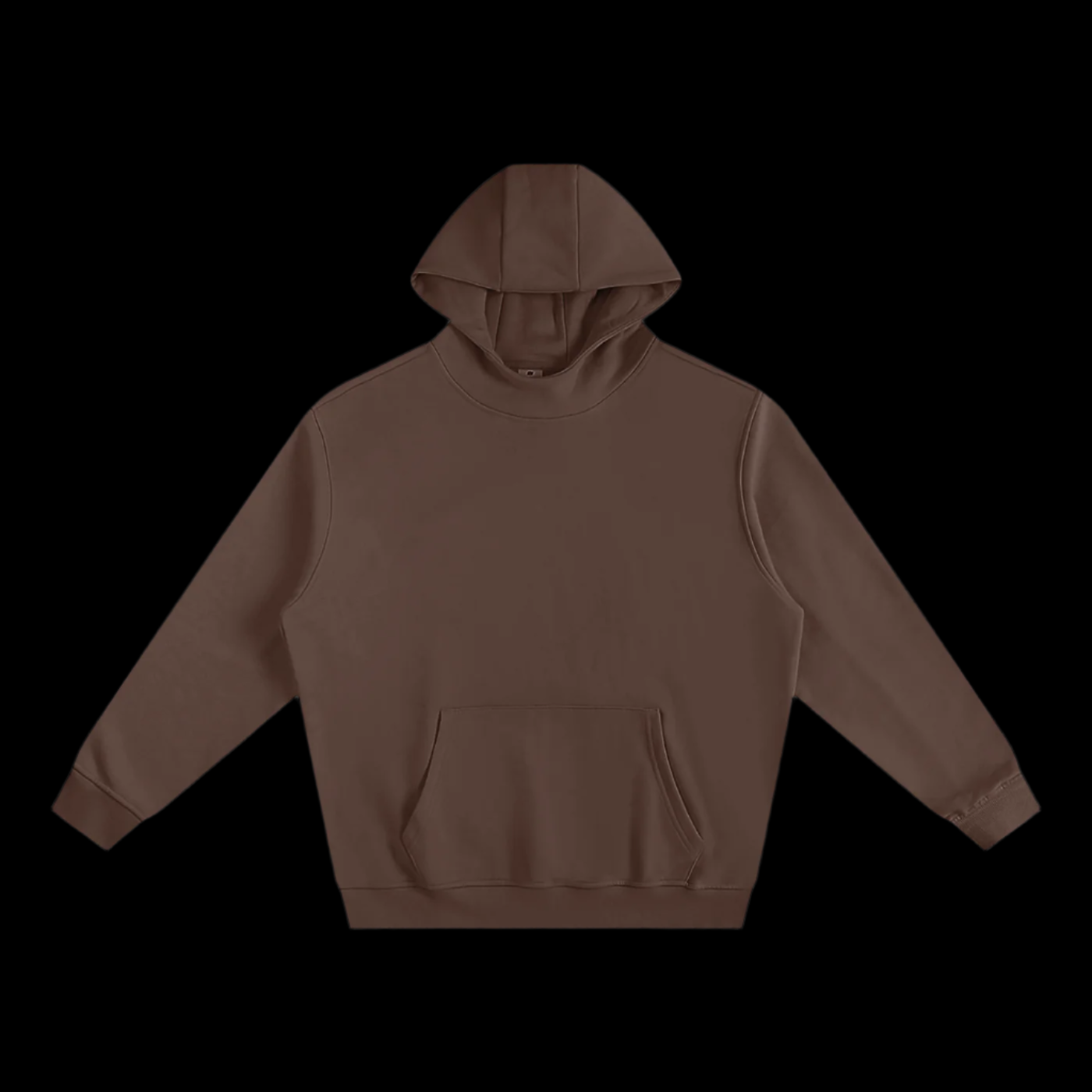 Fleeced High Neck Hoodie