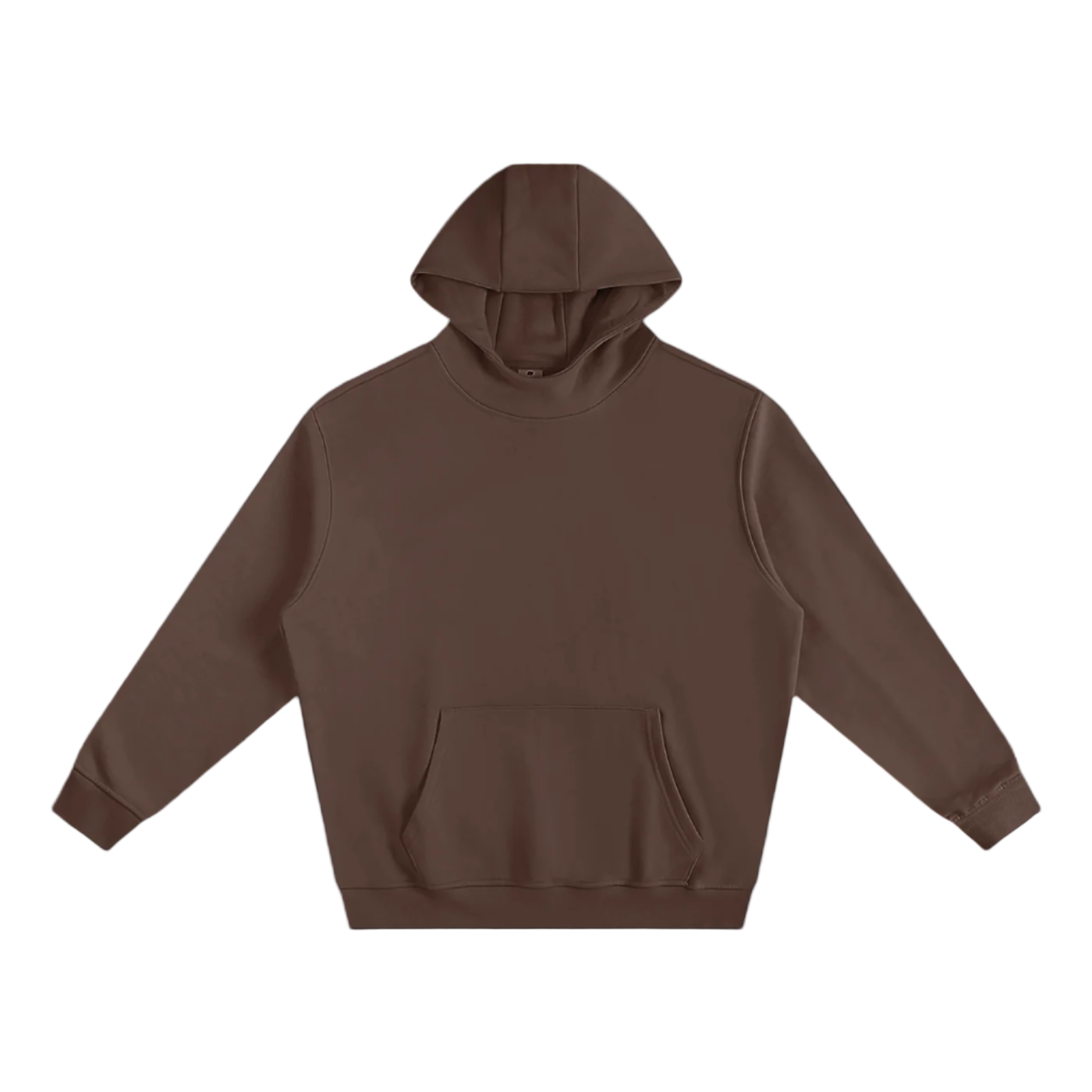 Fleeced High Neck Hoodie