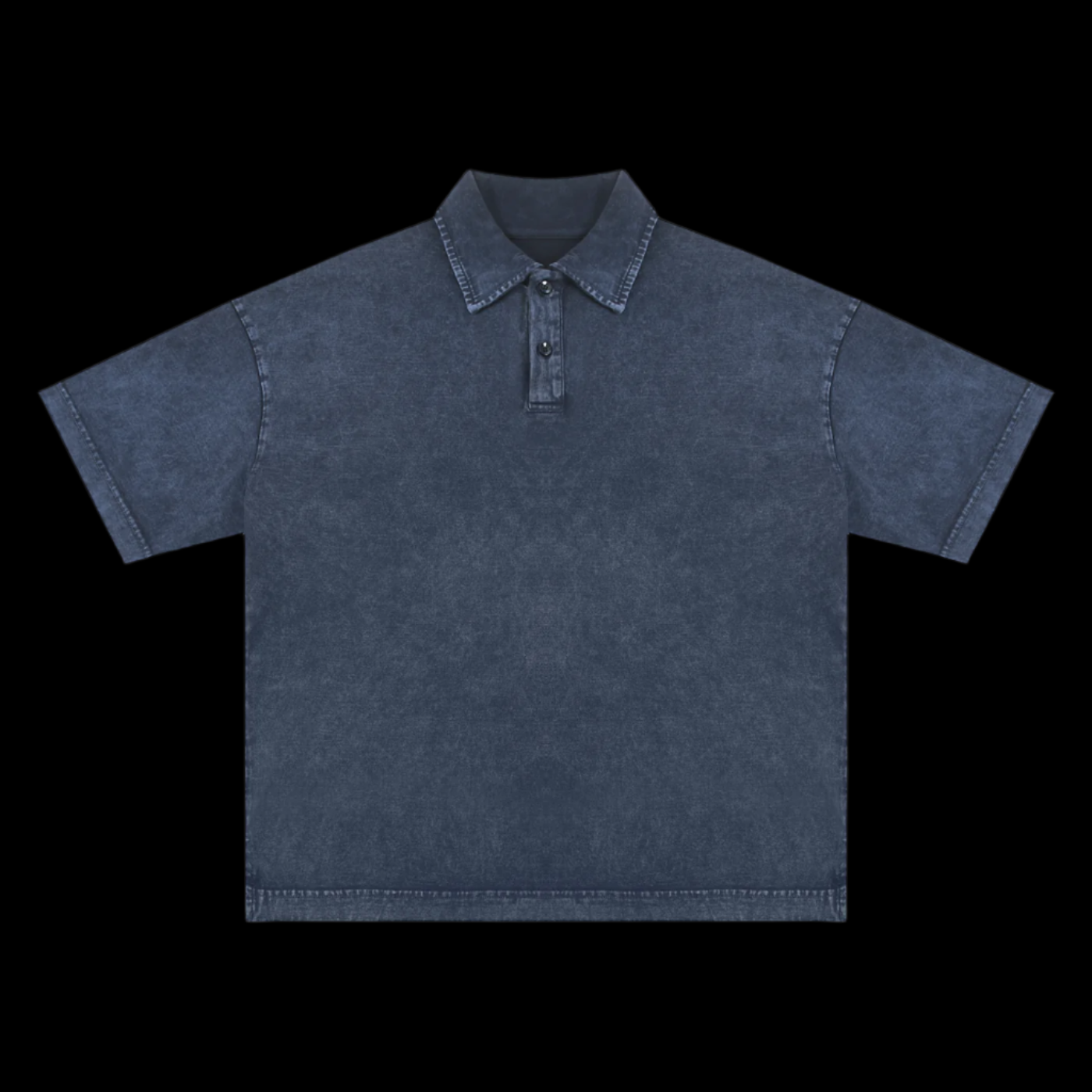 Heavyweight Snow Washed Polo T-Shirt