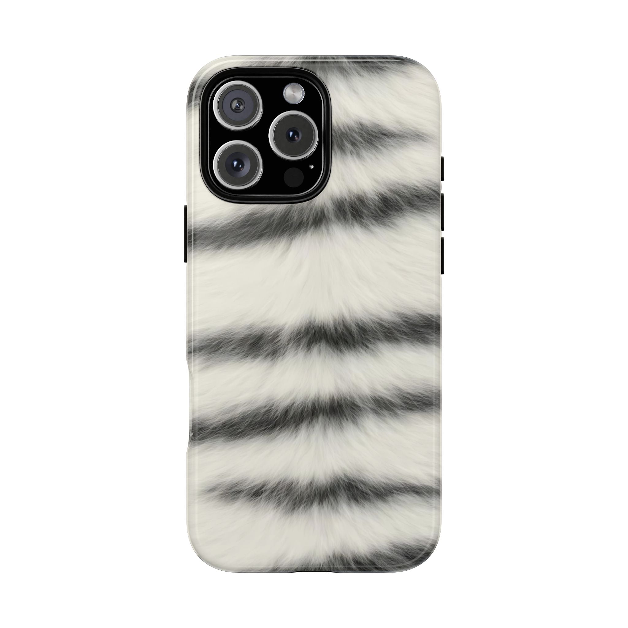 Fur Striped Phone Case