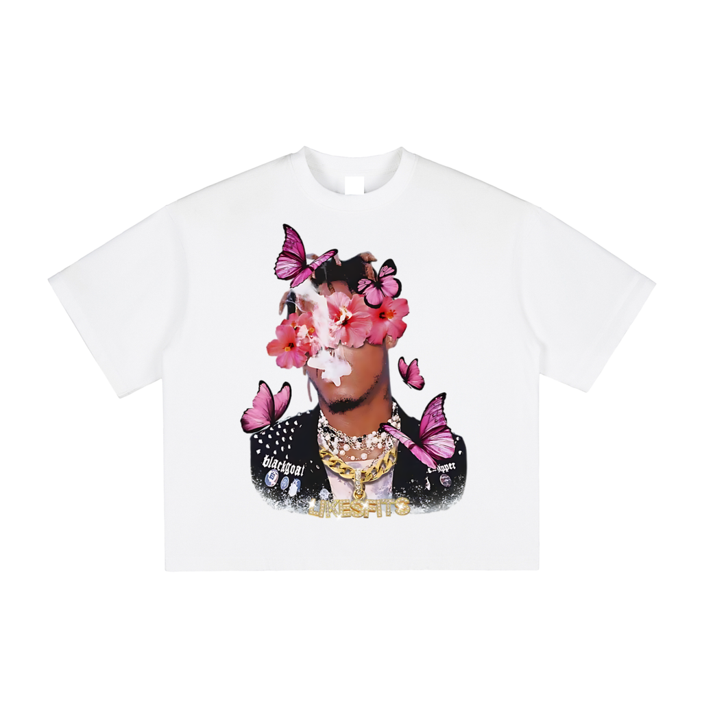 Juice Wrld Pink Bloom Tee
