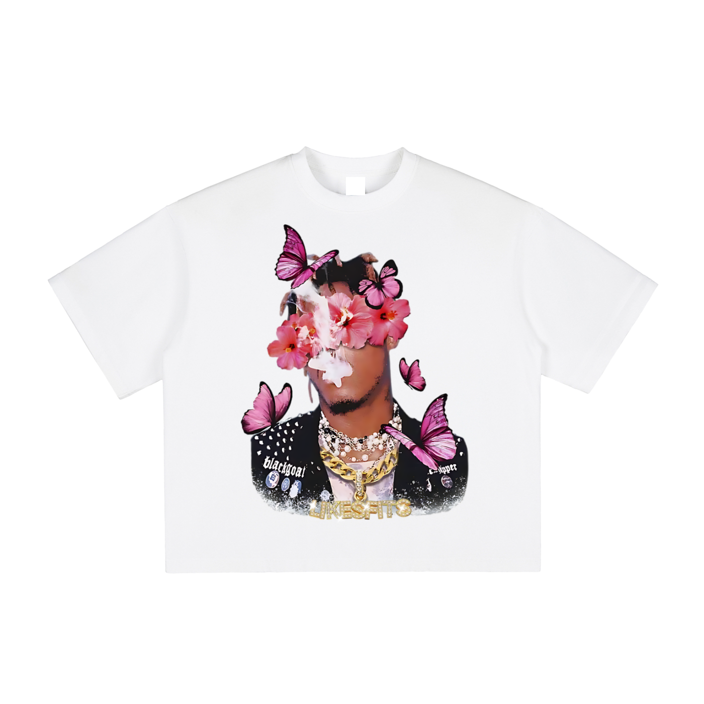 Juice Wrld Pink Bloom Tee