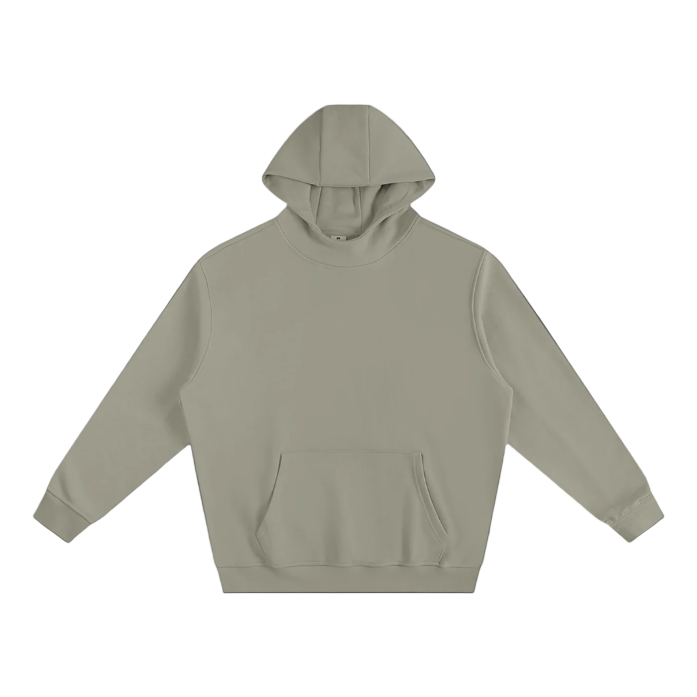 Fleeced High Neck Hoodie