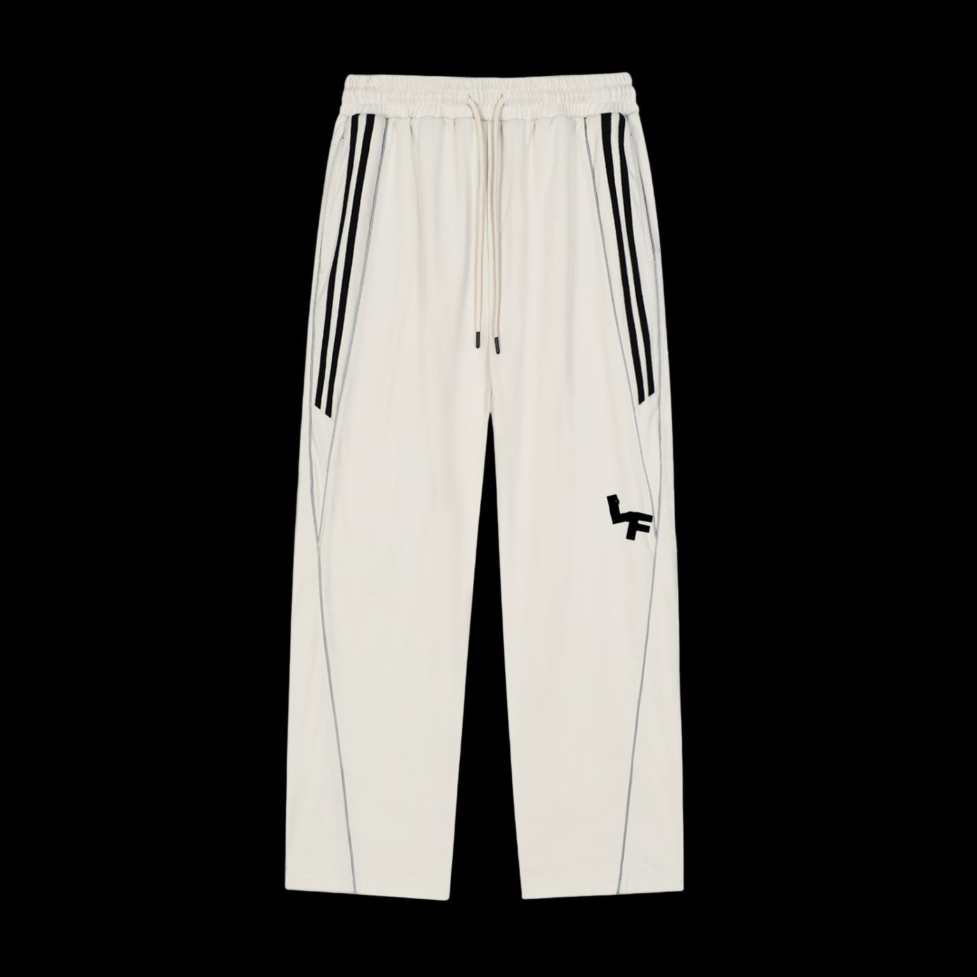 Striped Straight Leg Sweatpants