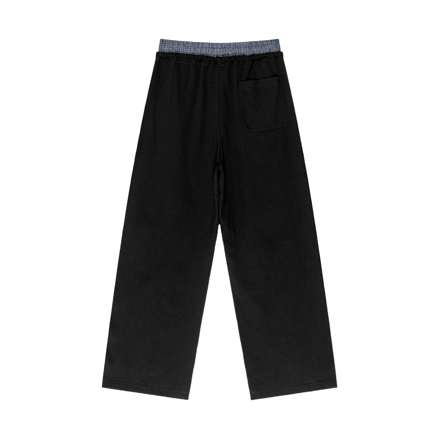 Plaid Waist Sweatpants