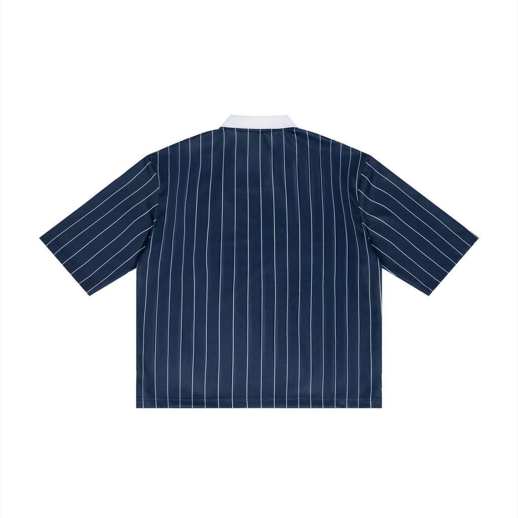 Pinstripe Collared Jersey