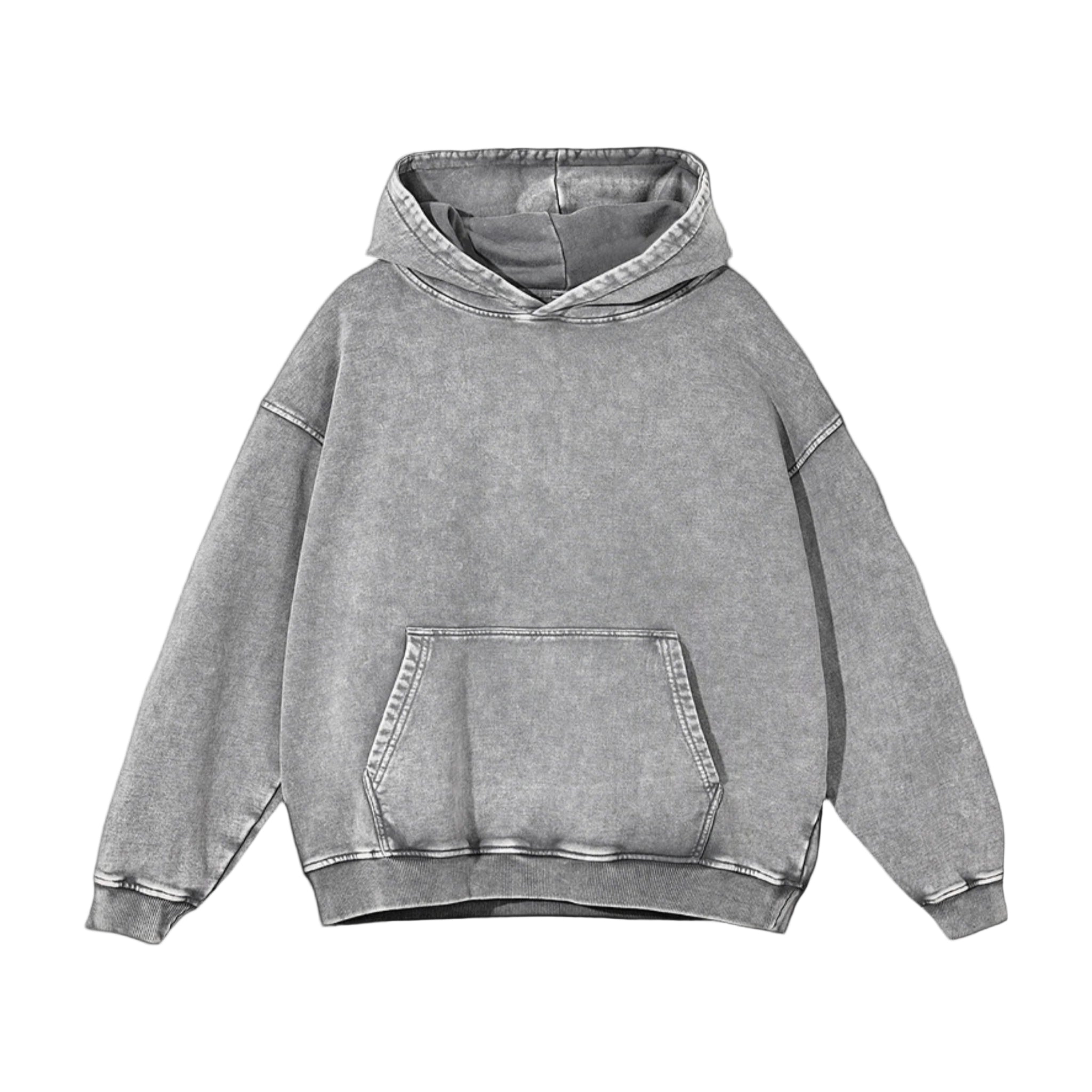 Acid Wash Oversized Hoodie