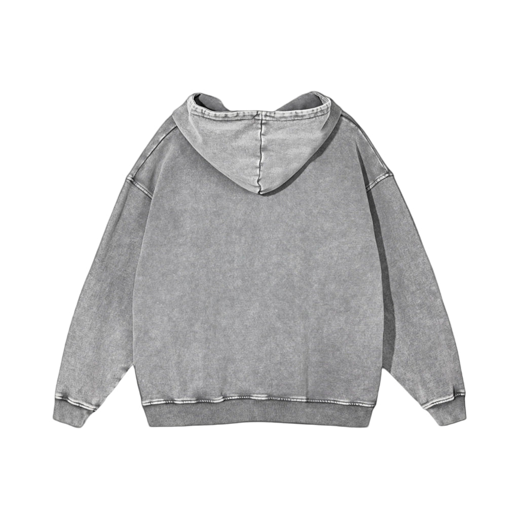 Acid Wash Oversized Hoodie