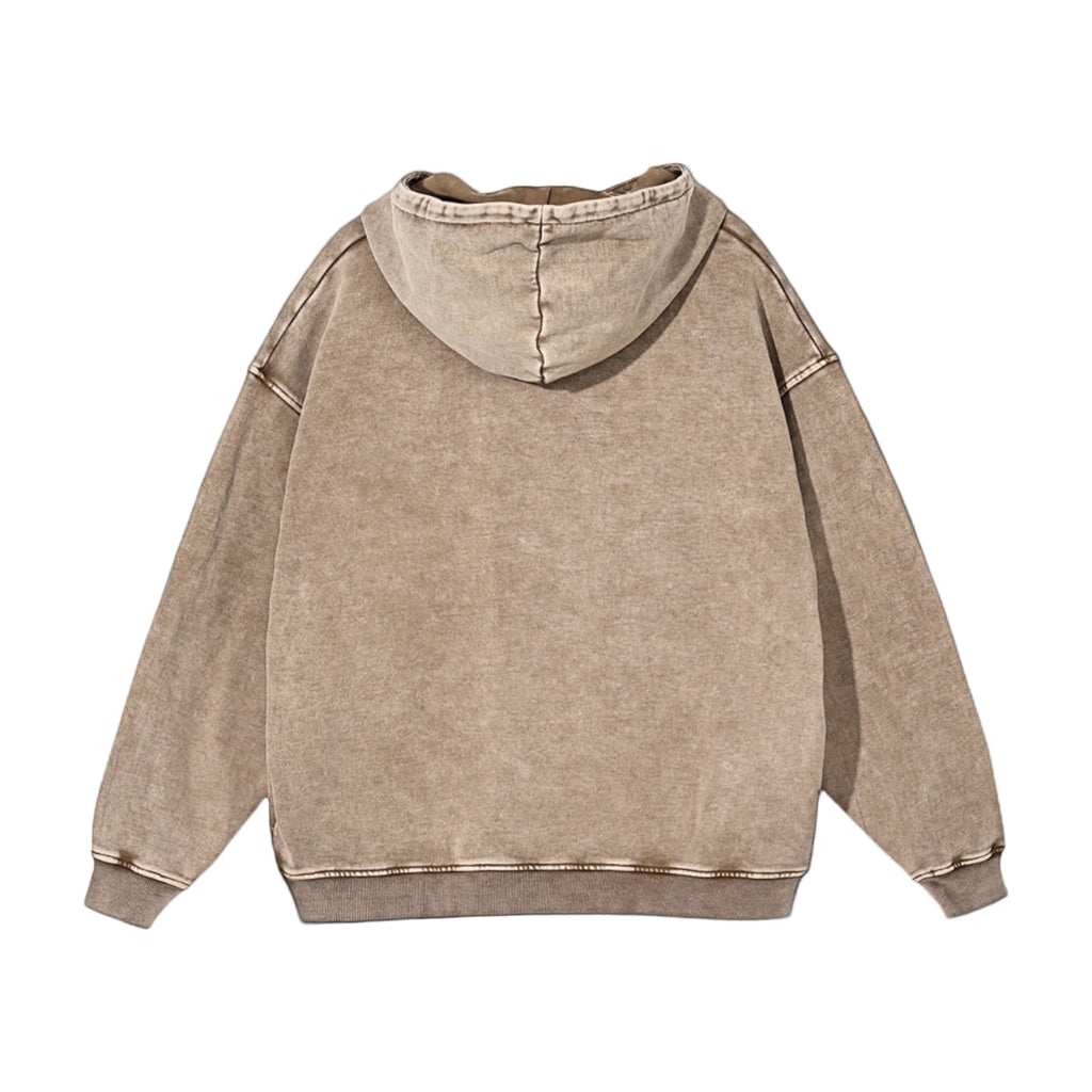 Acid Wash Oversized Hoodie