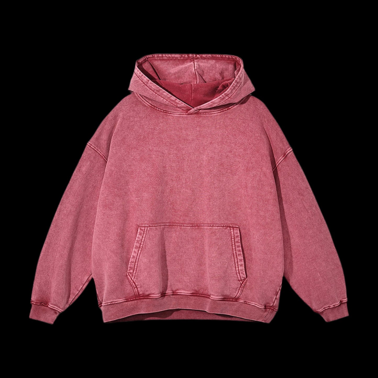 Acid Wash Oversized Hoodie