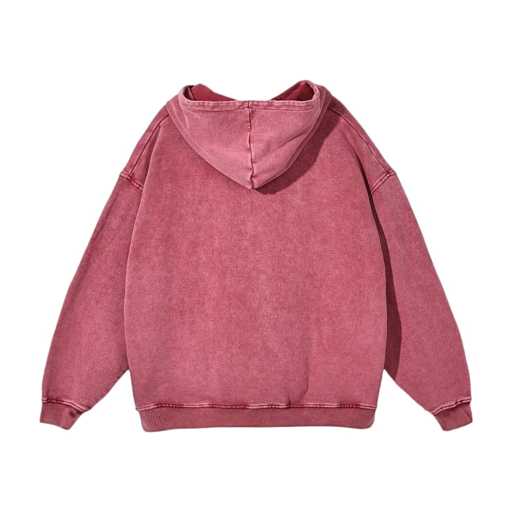 Acid Wash Oversized Hoodie