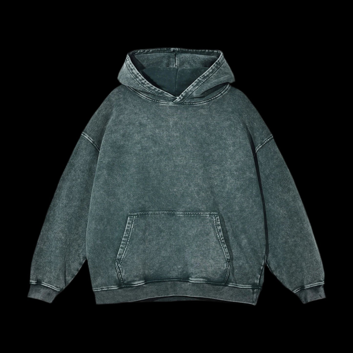 Acid Wash Oversized Hoodie