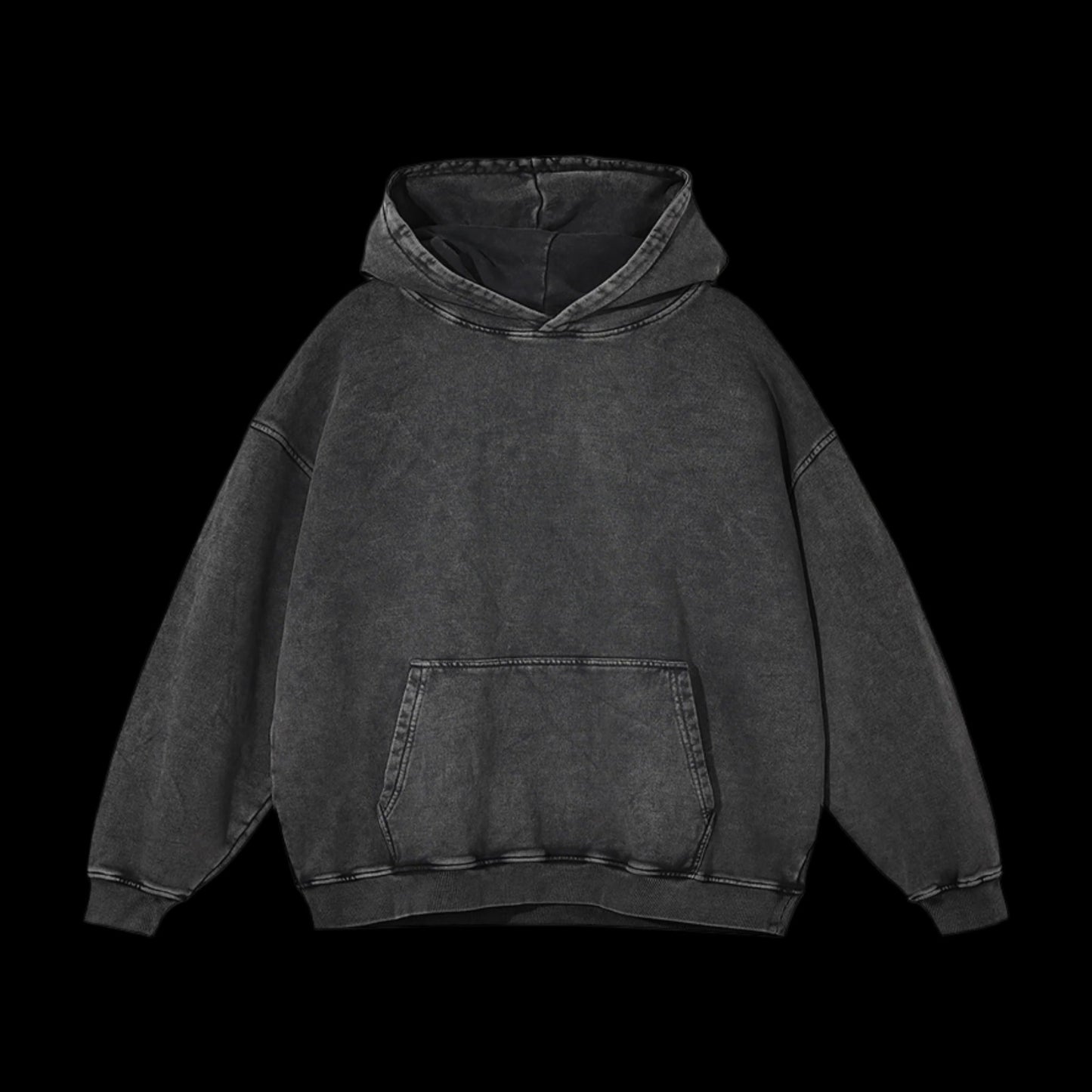 Acid Wash Oversized Hoodie