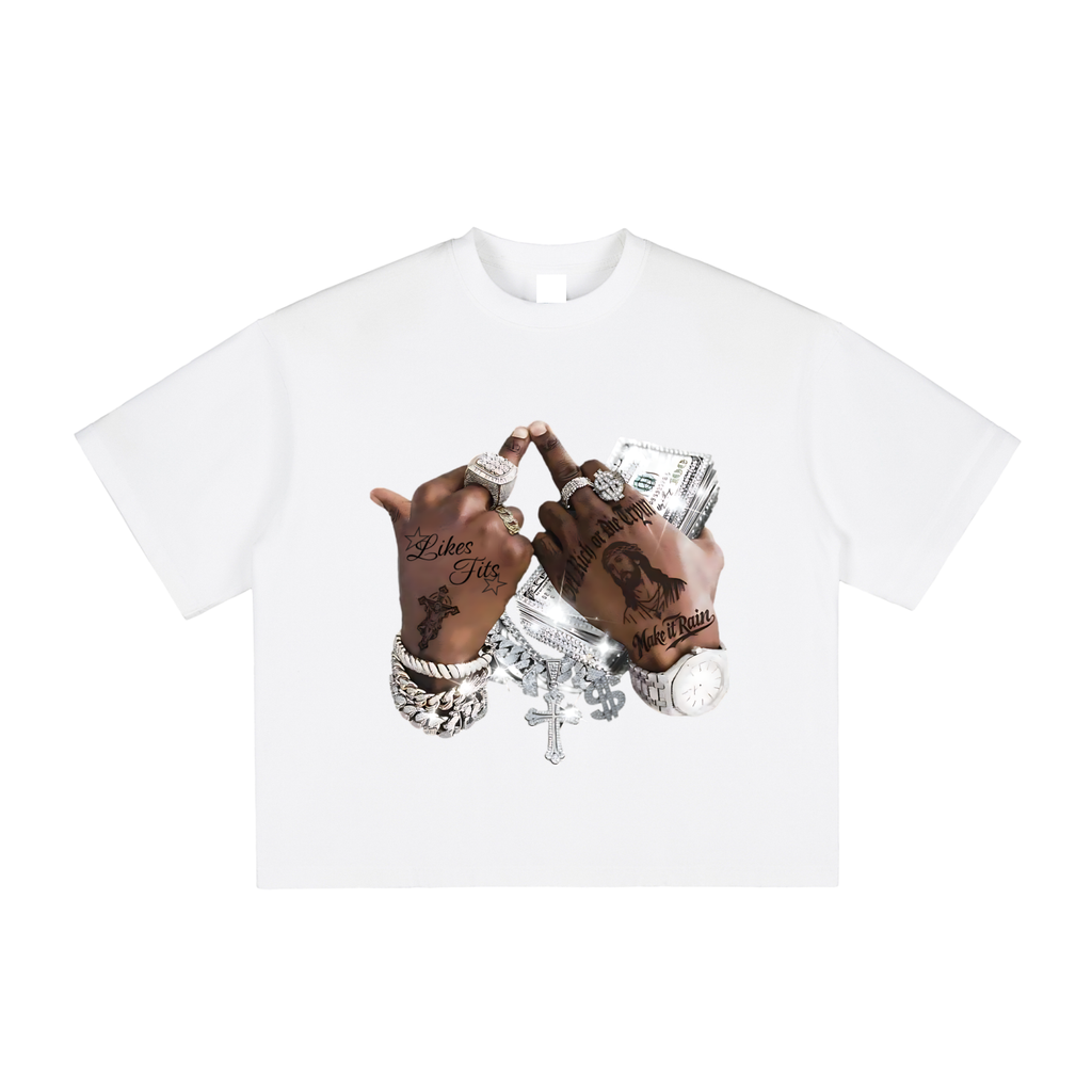 Hands Holding Money Print T-Shirt