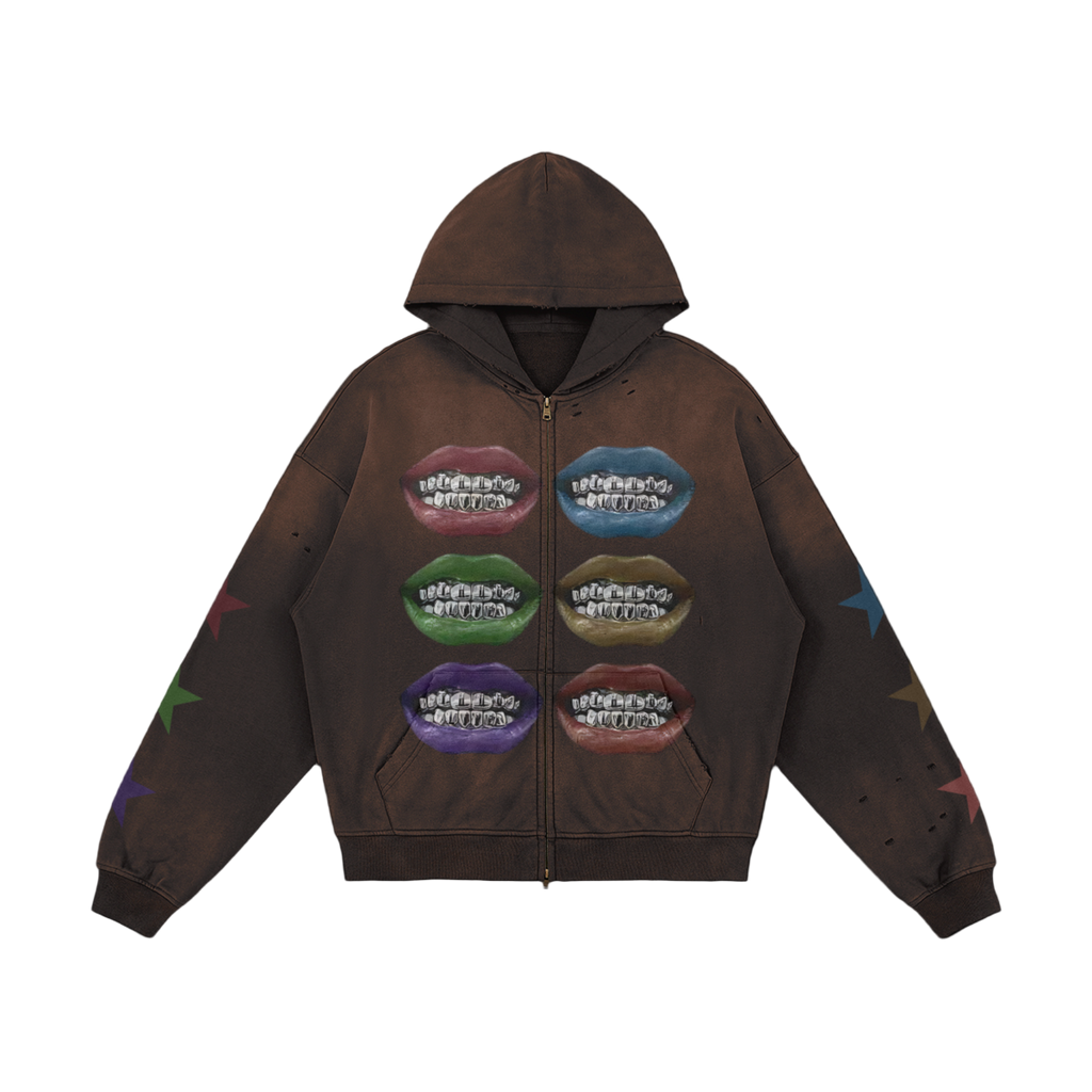 Six Grillz Zip Up Hoodie