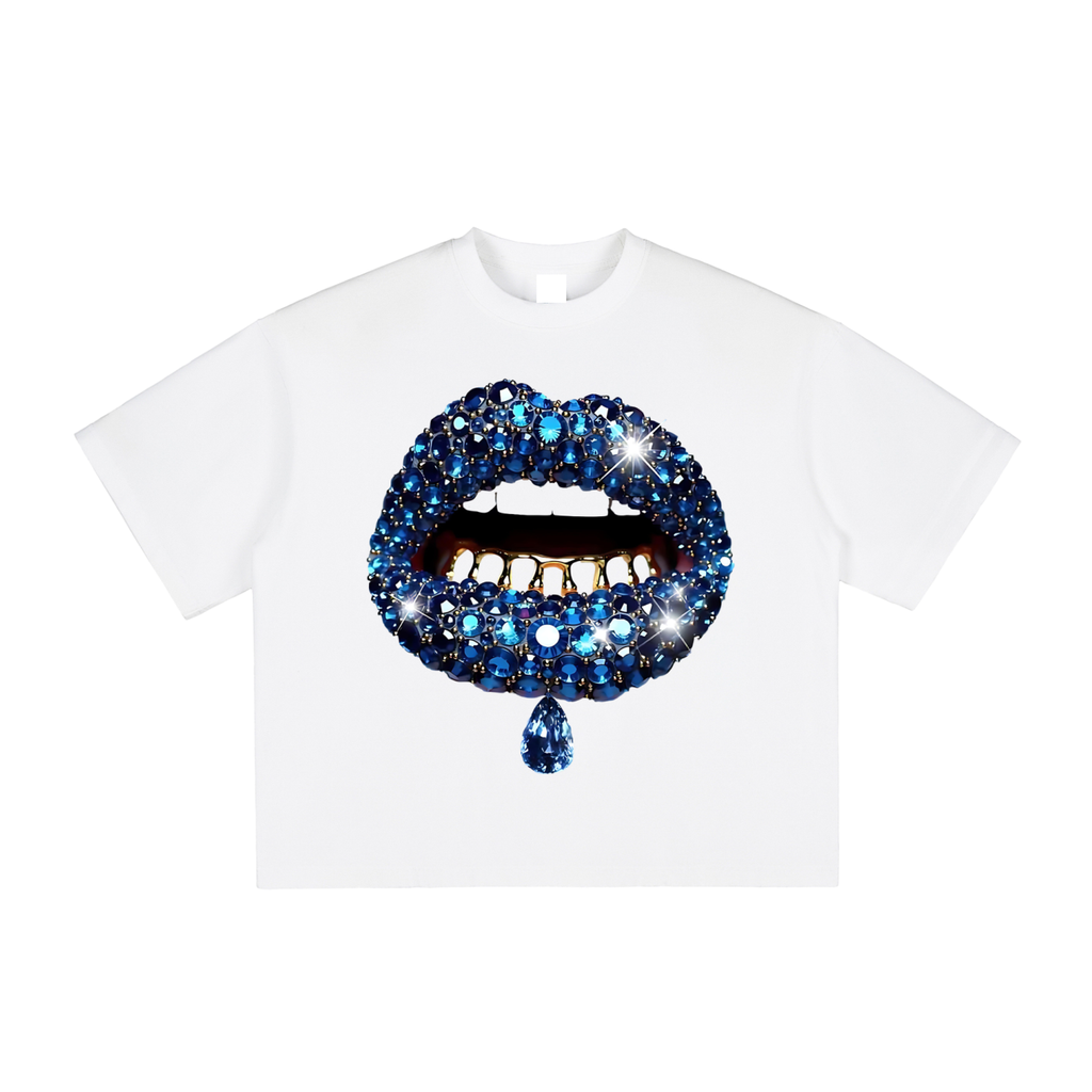 Blue Diamonds Lip Tee