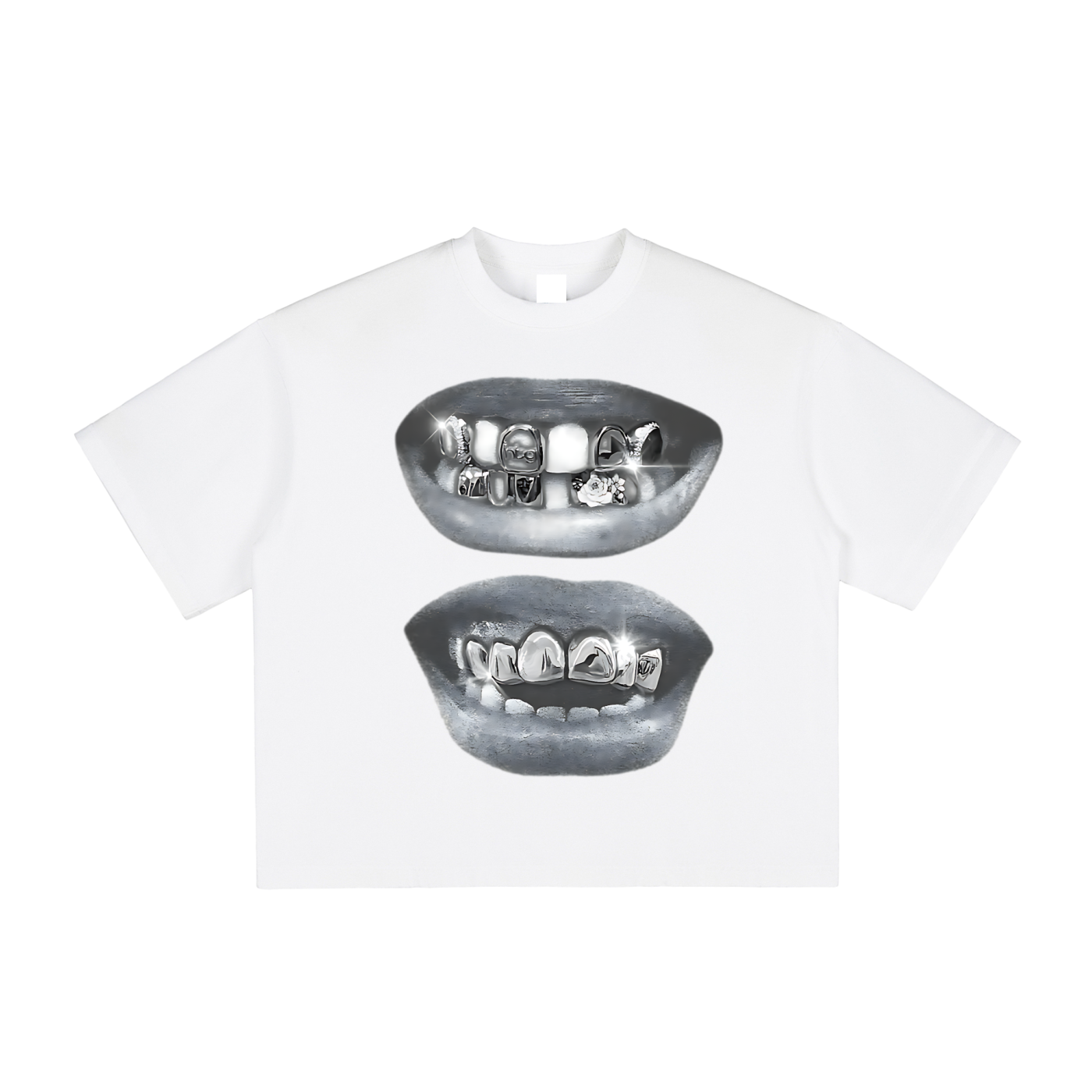 Double Grey Grillz Tee