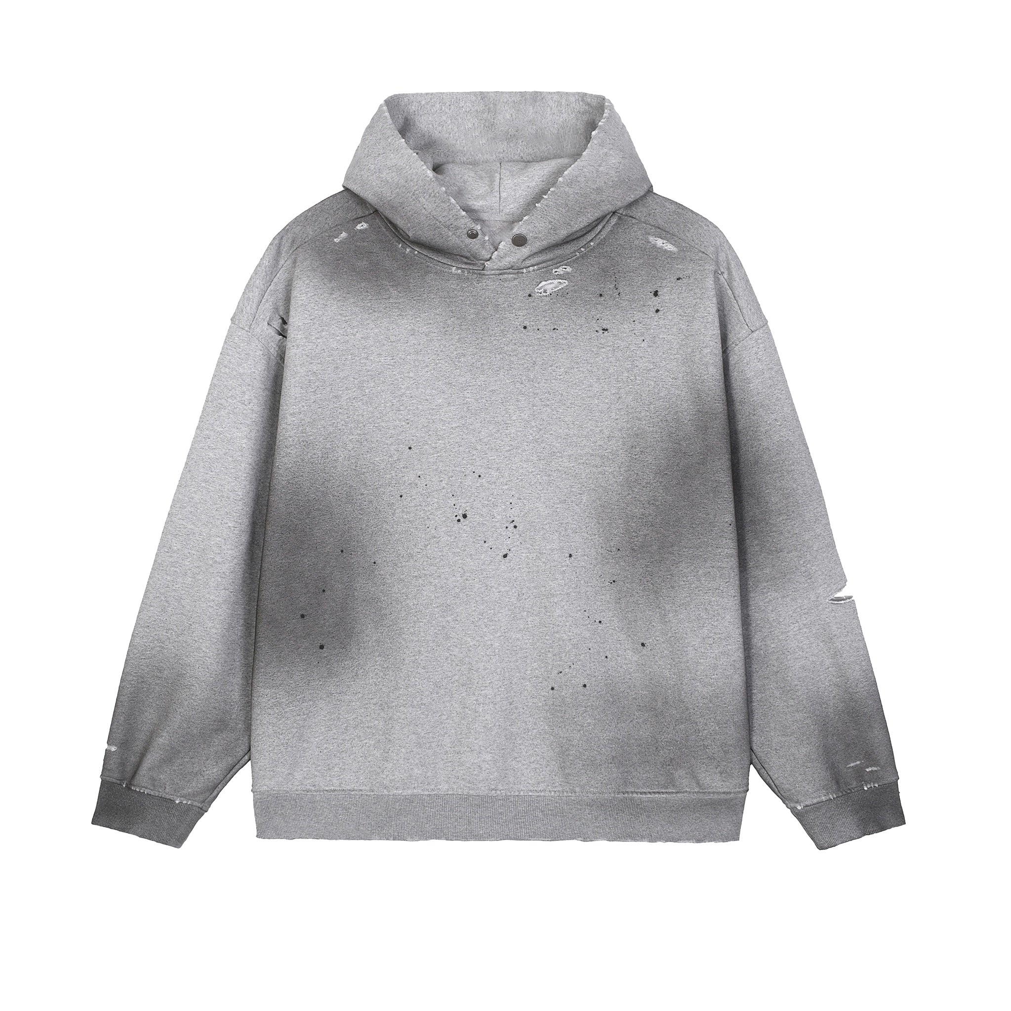 Frayed Fleece Hoodie