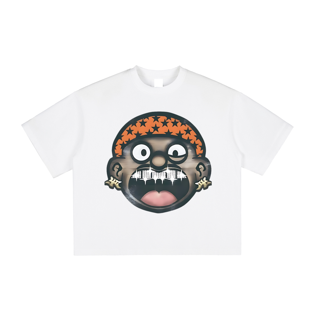 Orange Big Head Tee