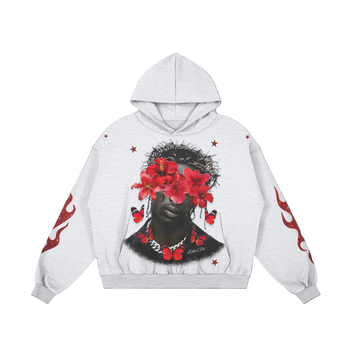 Travis Scott Red Bloom Hoodie