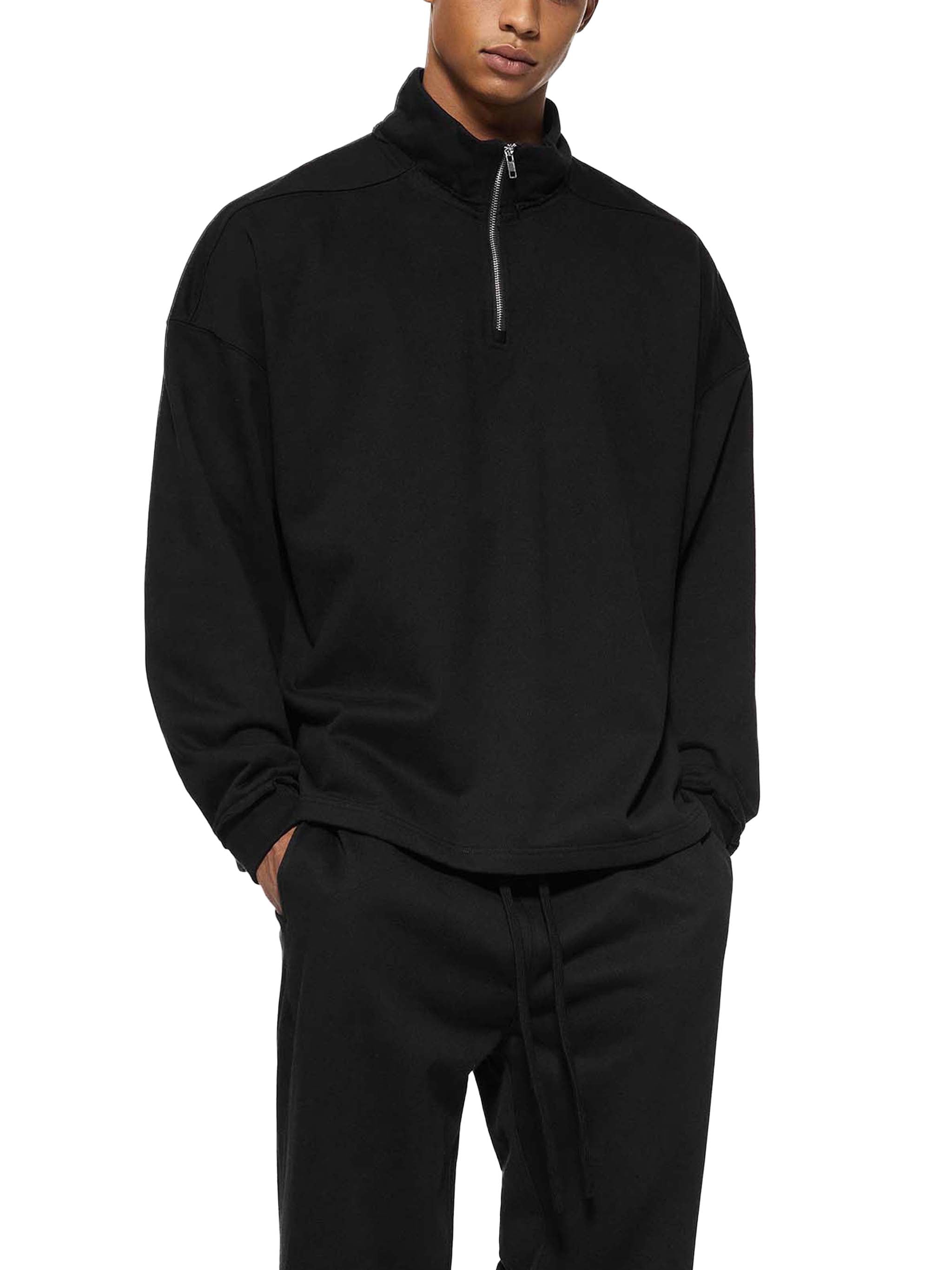 Half Zip Fleece Sweatshirt