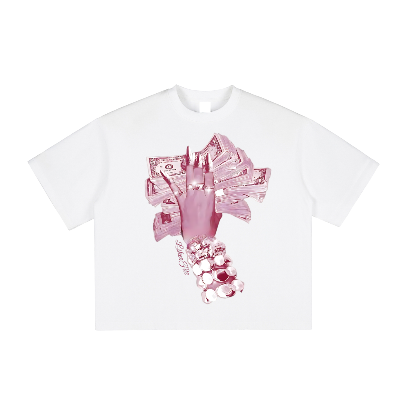 Pink Money Holding Tee