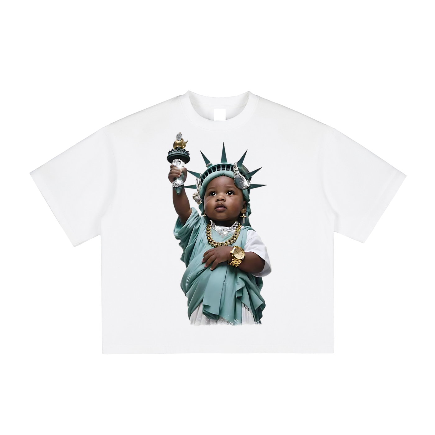 Baby Statue Of Liberty Tee