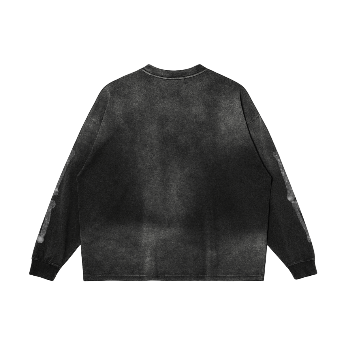 Money World Skull Print Sweatshirt