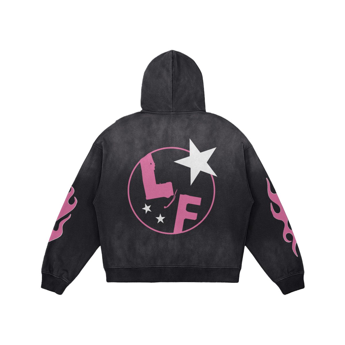 Pink 24 Zip Up Hoodie