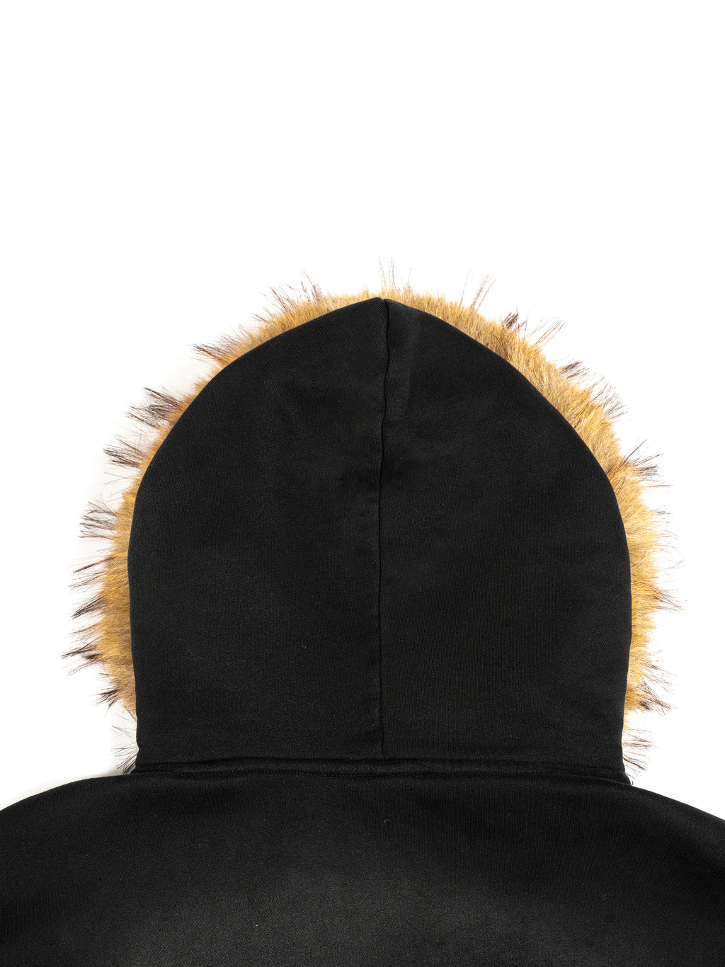 Boxy Detachable Fur Hoodie