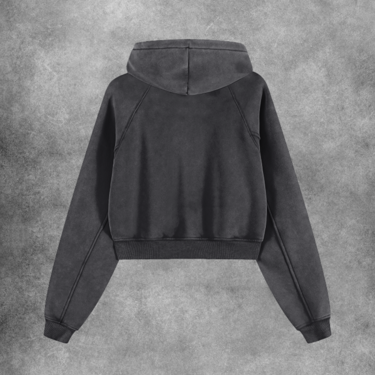 18 Cropped Zip Up Hoodie