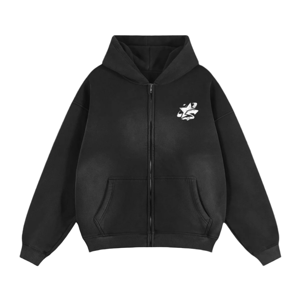 Zip Up Star Hoodie
