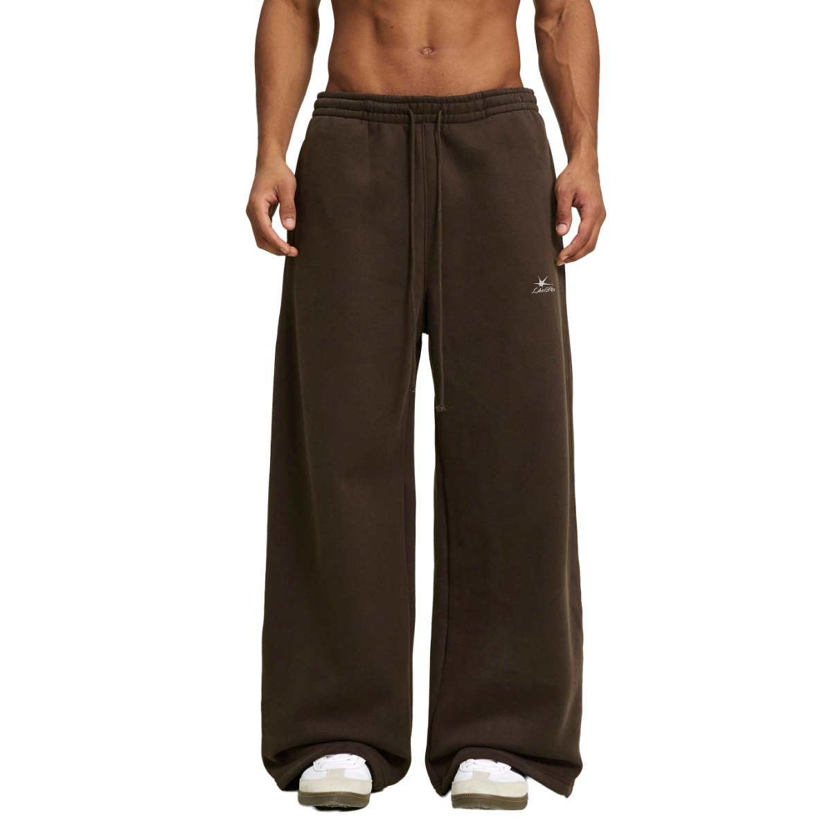 Fleece Drawstring Straight Leg Sweatpants