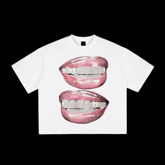 Pink Double Grillz Tee