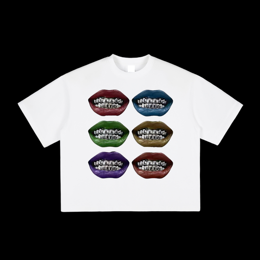 6 Colorful Grillz Tee