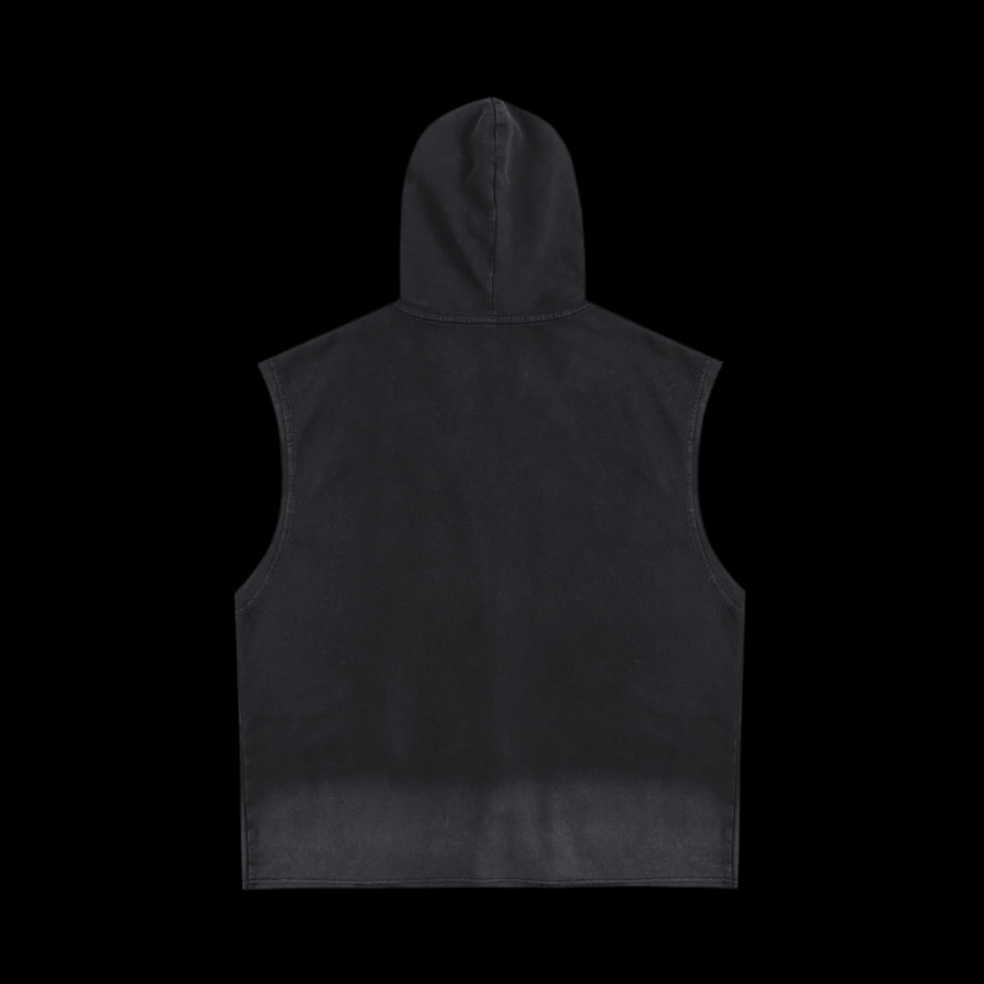 Vintage Washed Zip Up Hooded Tank