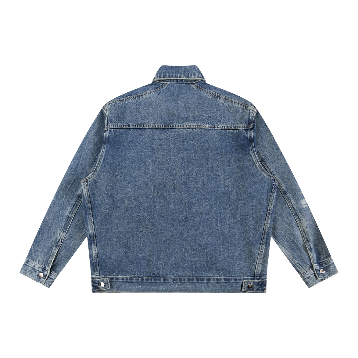 Zip Up Denim Jacket