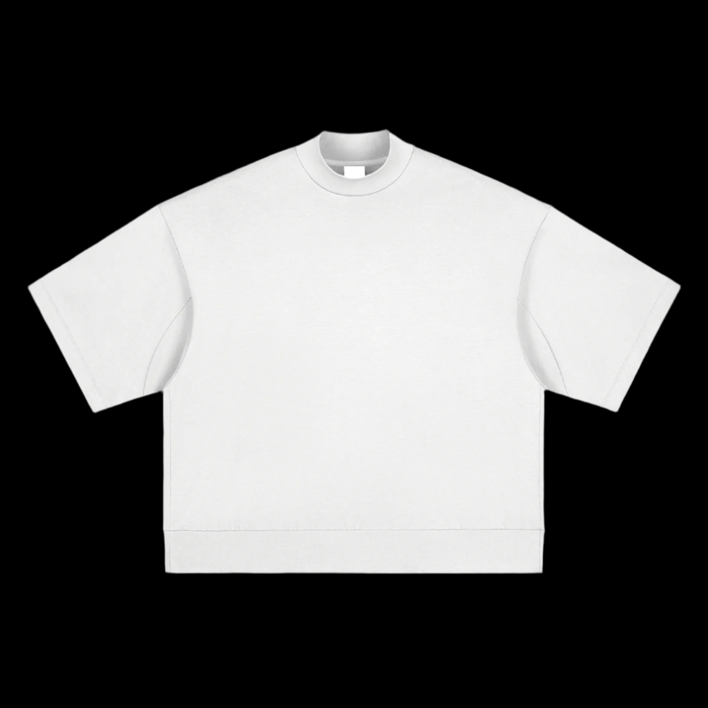 Heavyweight Oversized Mock Neck T-Shirt