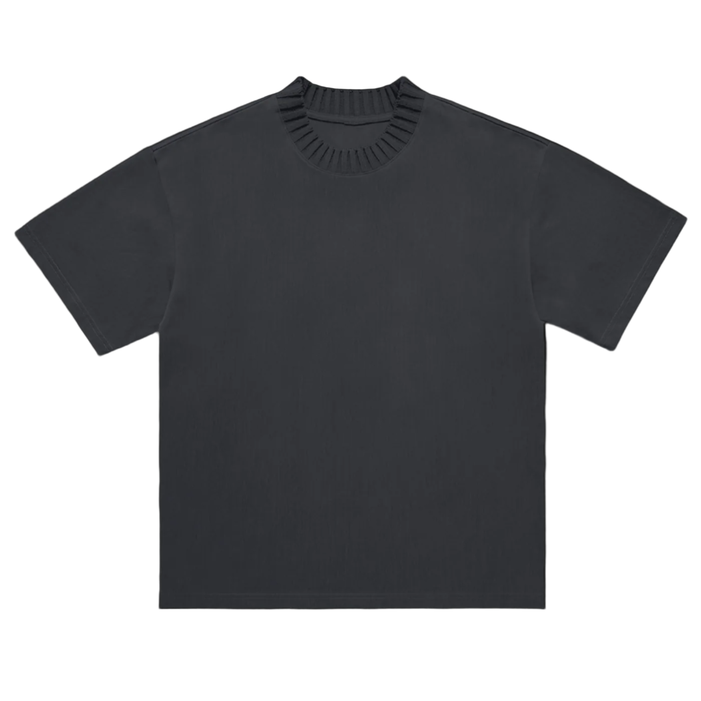 Knitted Round Neck T-Shirt