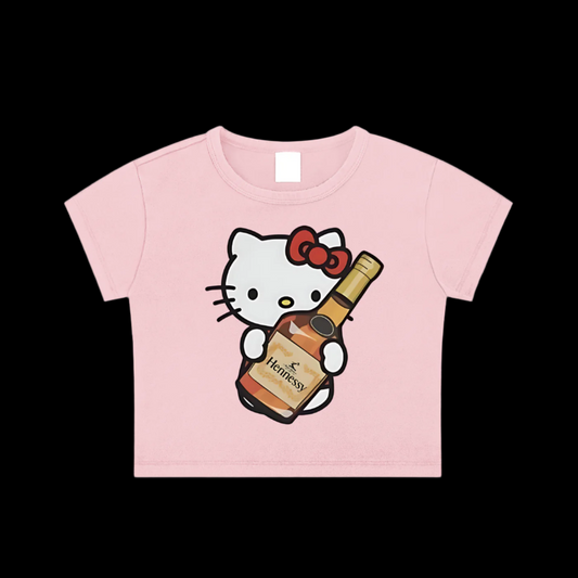 Hello Kitty Hennessy Crop Top