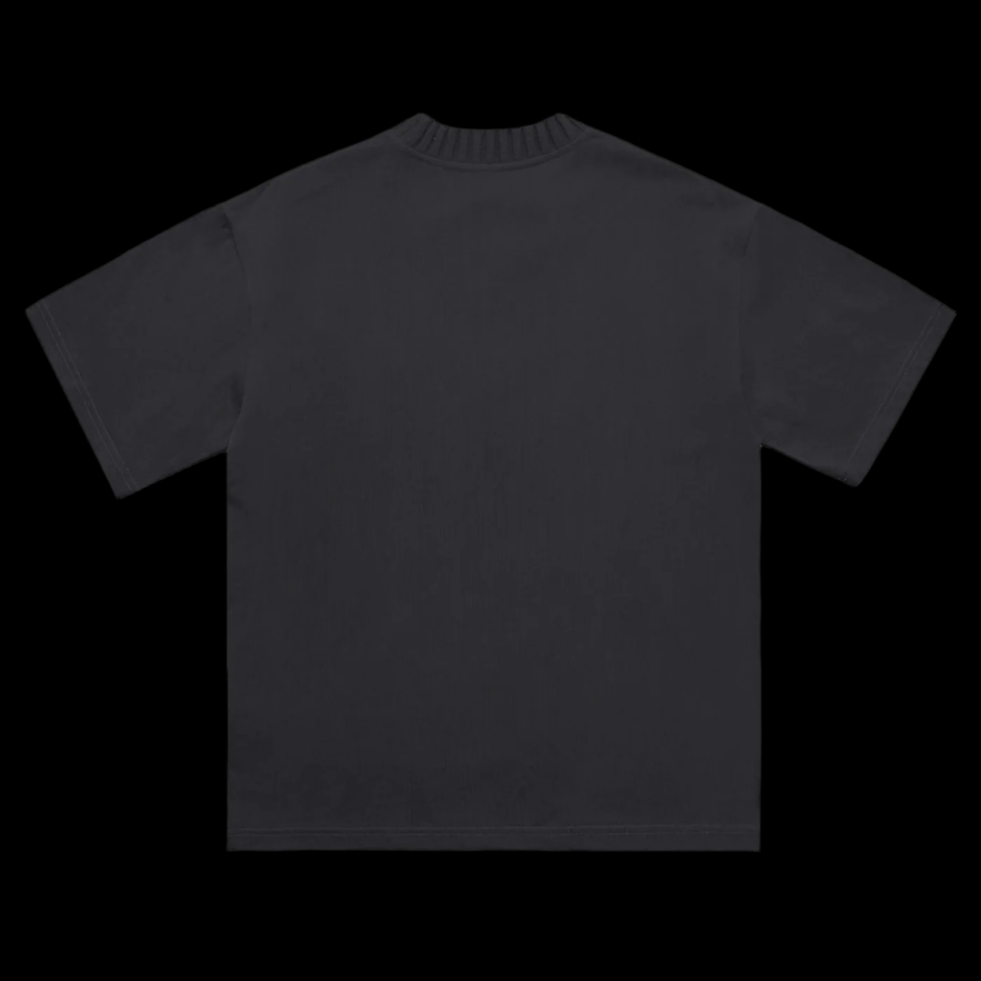 Knitted Round Neck T-Shirt