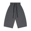 Plaid Loose Capri Shorts