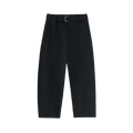 Twisted Seam Belted Curved Blade Pants