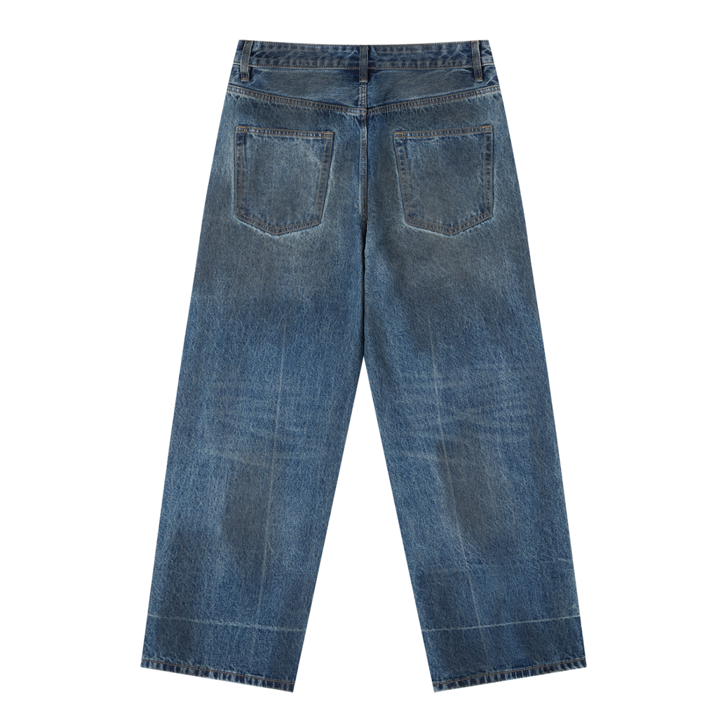 Washed Baggy Denim Jeans