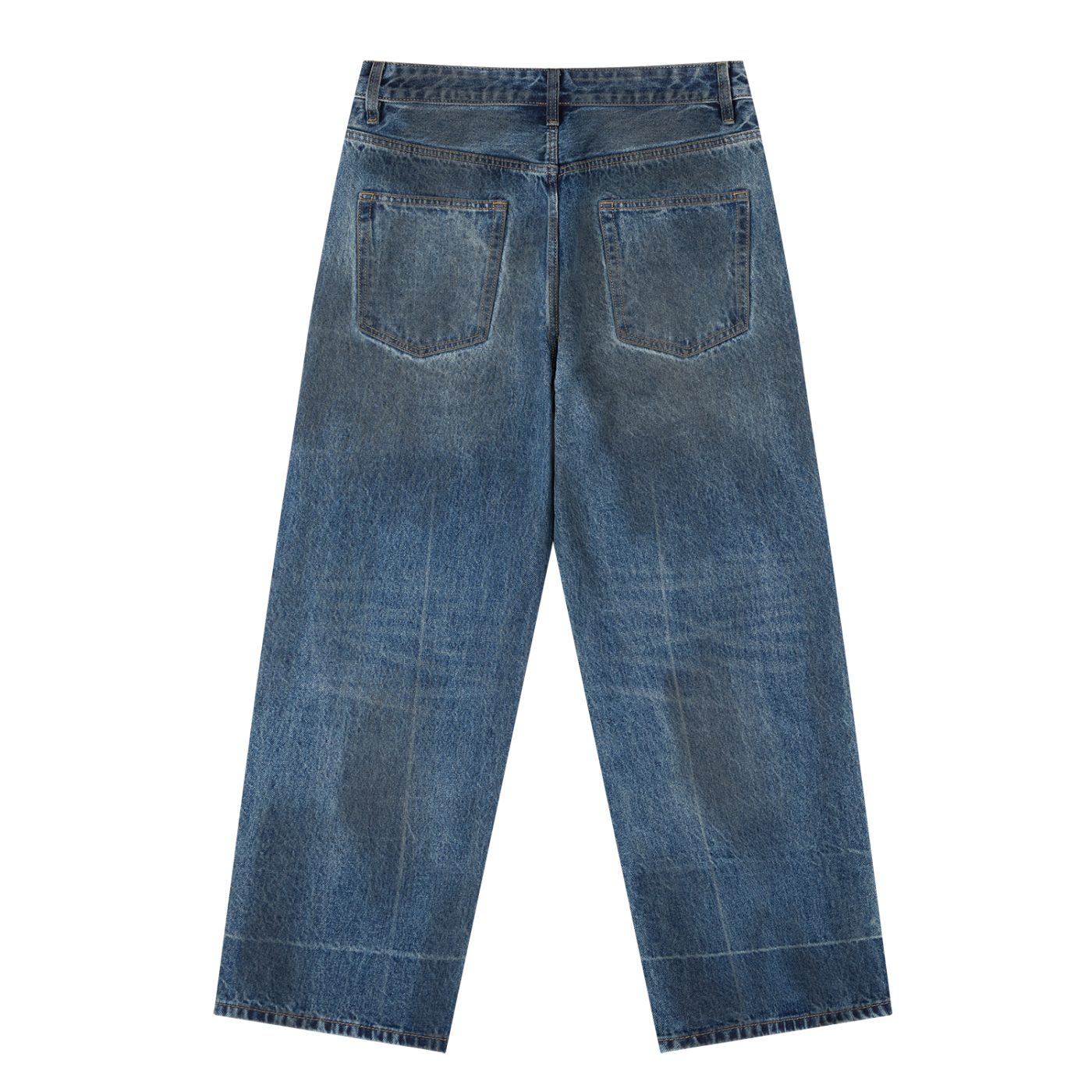 Washed Baggy Denim Jeans