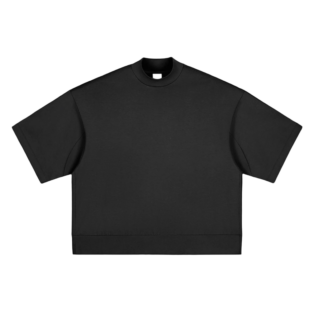 Heavyweight Oversized Mock Neck T-Shirt